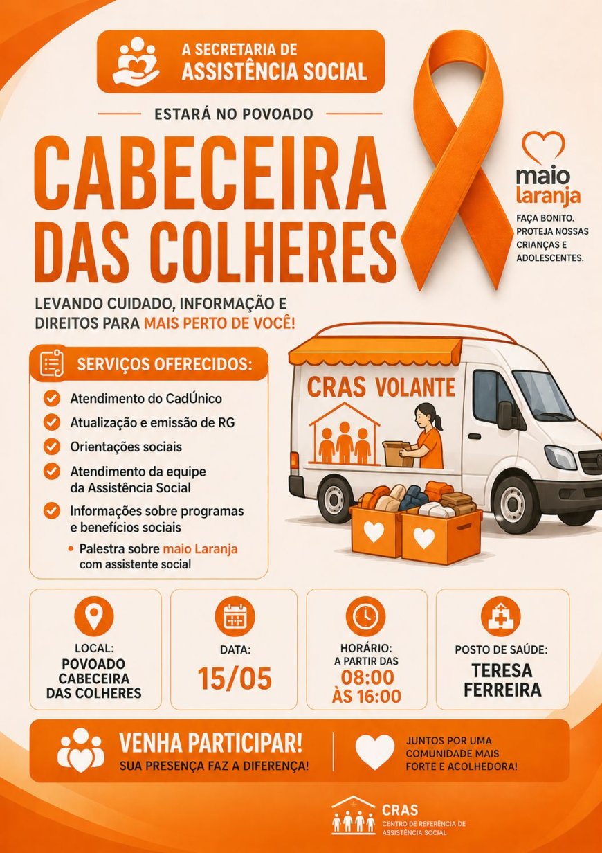 Assistência Social realiza ação em Cabeceira das Colheres