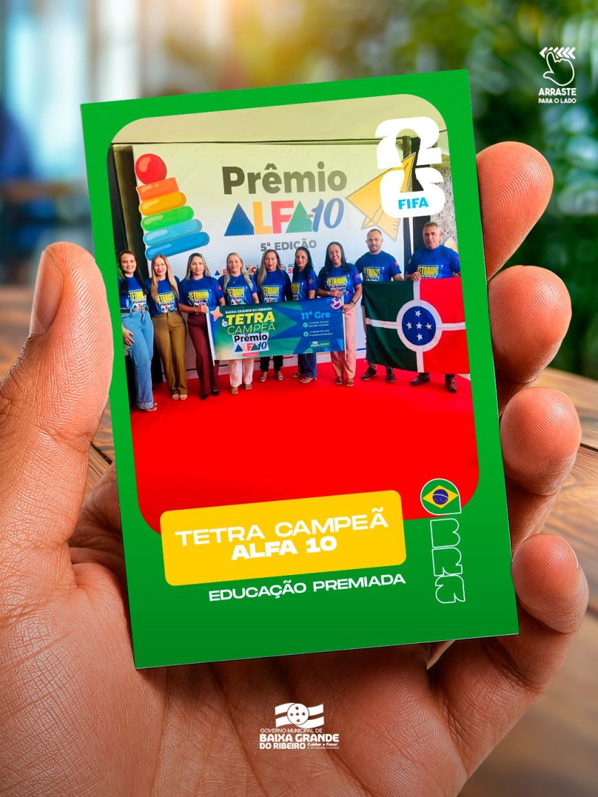 Chegou o Álbum Oficial da Copa do Governo Municipal!