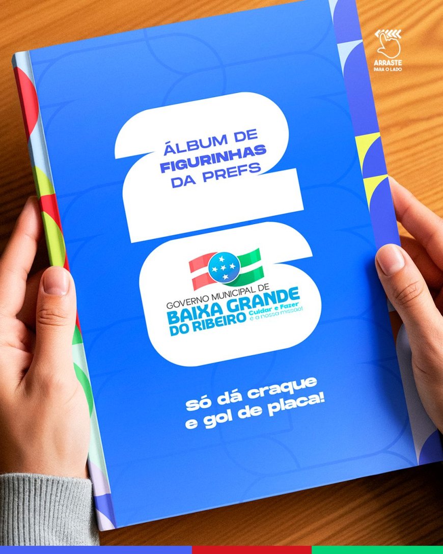 Chegou o Álbum Oficial da Copa do Governo Municipal!