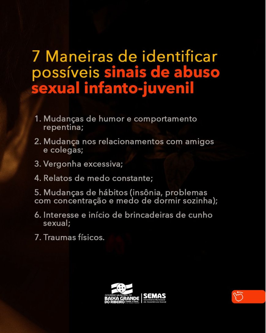 Proteja nossas crianças e adolescentes!