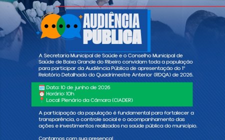 CONVITE PARA AUDIÊNCIA PÚBLICA