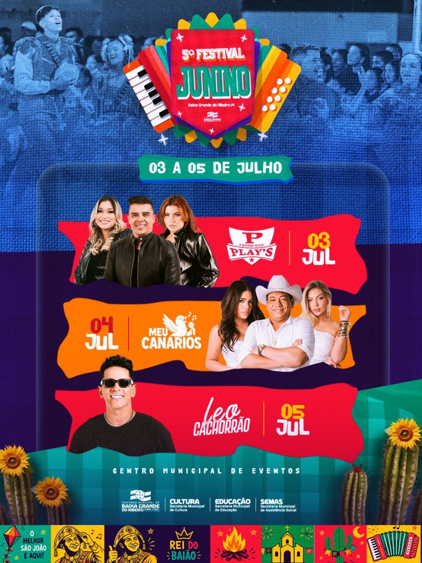 Tradição, cultura e educação em festa: vem aí o 5º Festival Junino 2026
