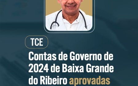 Contas de Governo de 2024 são aprovadas pelo Tribunal de Contas do Estado