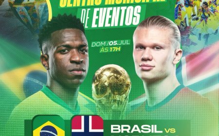 Transmissão ao vivo: Brasil x Noruega no Centro Municipal de Eventos