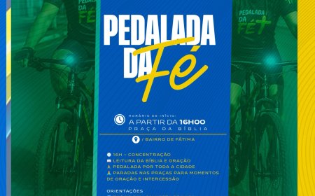 VEM AÍ A PEDALADA DA FÉ!