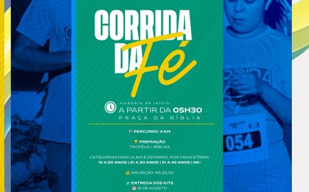 VEM AÍ A CORRIDA DA FÉ!