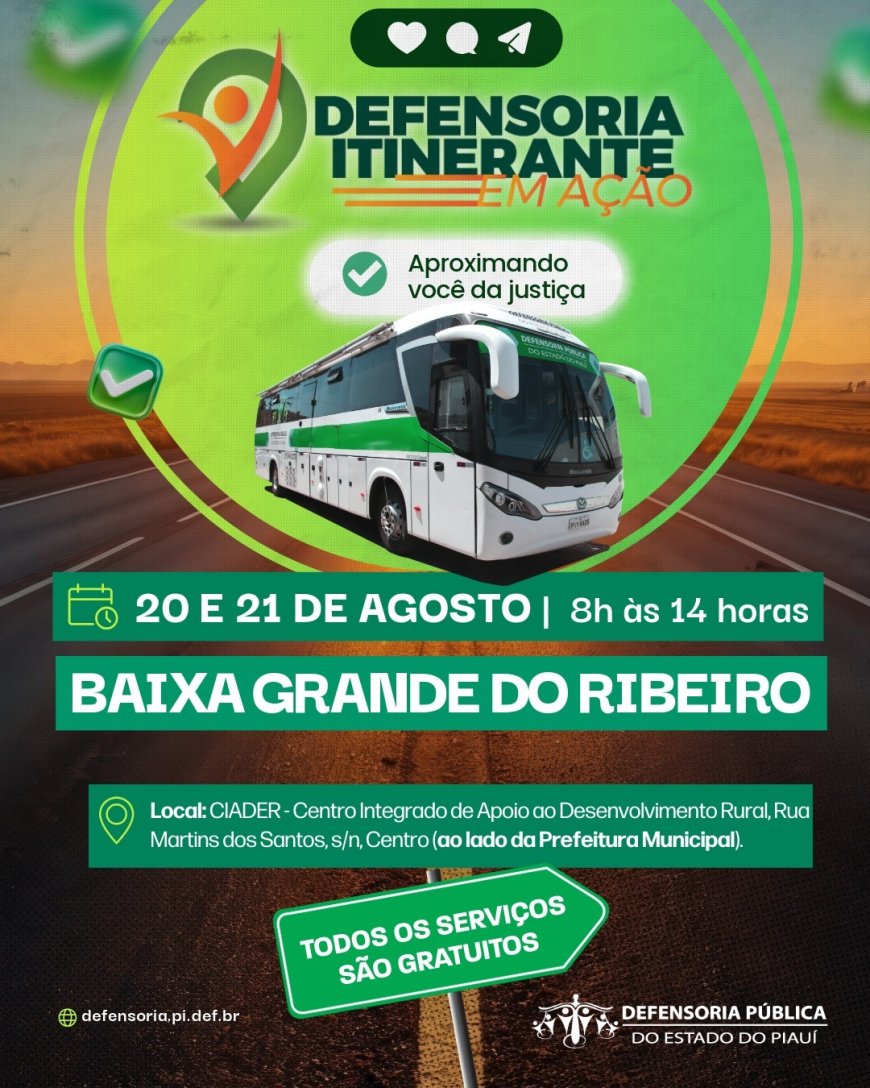Acesso à Justiça mais perto da população!