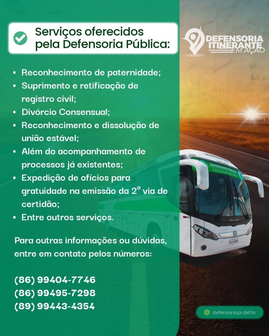 Acesso à Justiça mais perto da população!