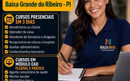 CURSOS PROFISSIONALIZANTES GRATUITOS EM BAIXA GRANDE DO RIBEIRO – PI