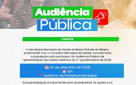 AUDIÊNCIA PÚBLICA DA SAÚDE
