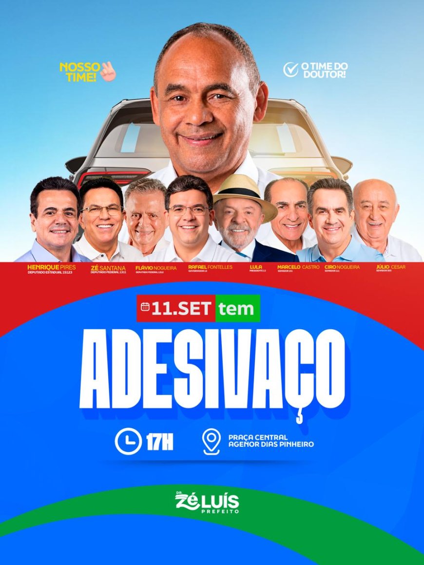 Chegou a hora de mostrar a força do nosso time!