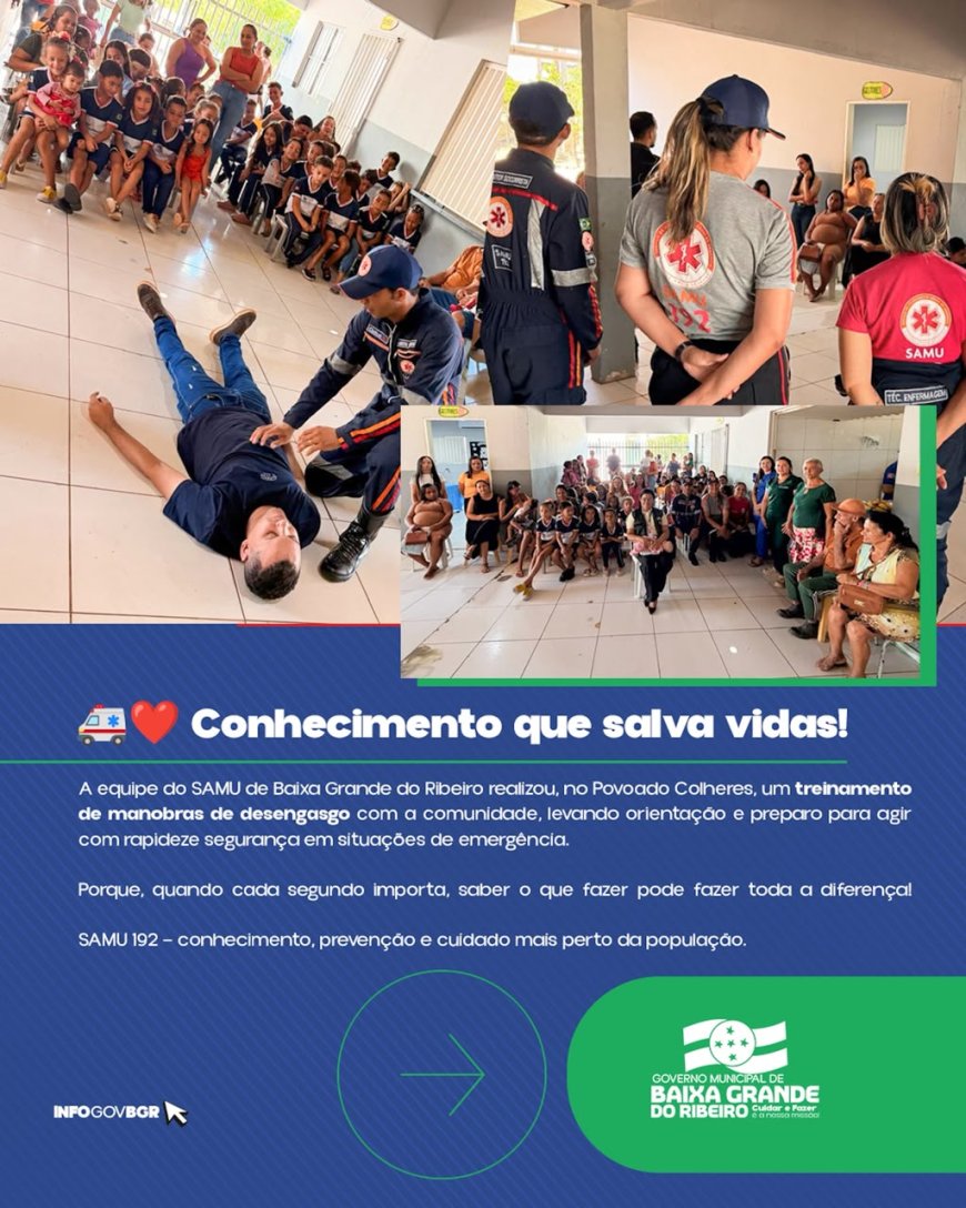 Conhecimento que salva vidas!