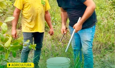 SECRETARIA MUNICIPAL DE AGRICULTURA PROMOVE AÇÃO DE LEVANTAMENTO DE SOLO EM COMUNIDADES RURAIS DO MUNICÍPIO