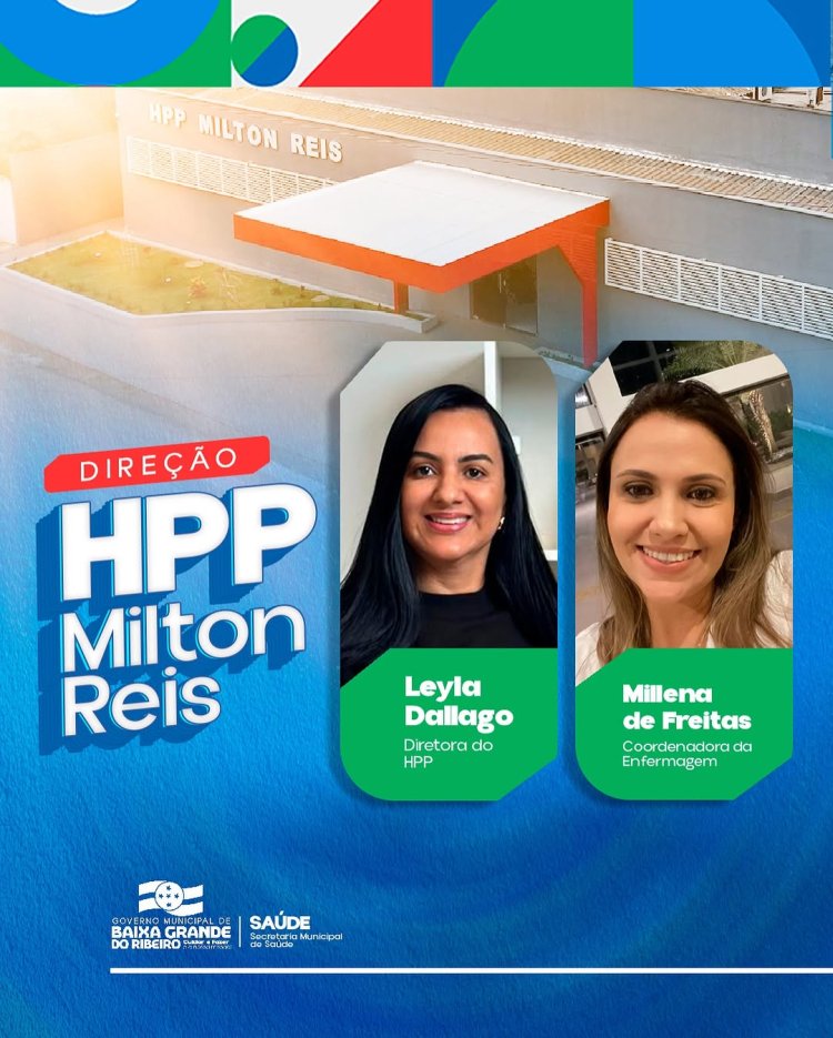 SECRETARIA MUNICIPAL DE SAÚDE APRESENTA O QUADRO DE DIRETOR DO HOSPITAL E NOVA CORDENADORA DE ENFERMAGEM