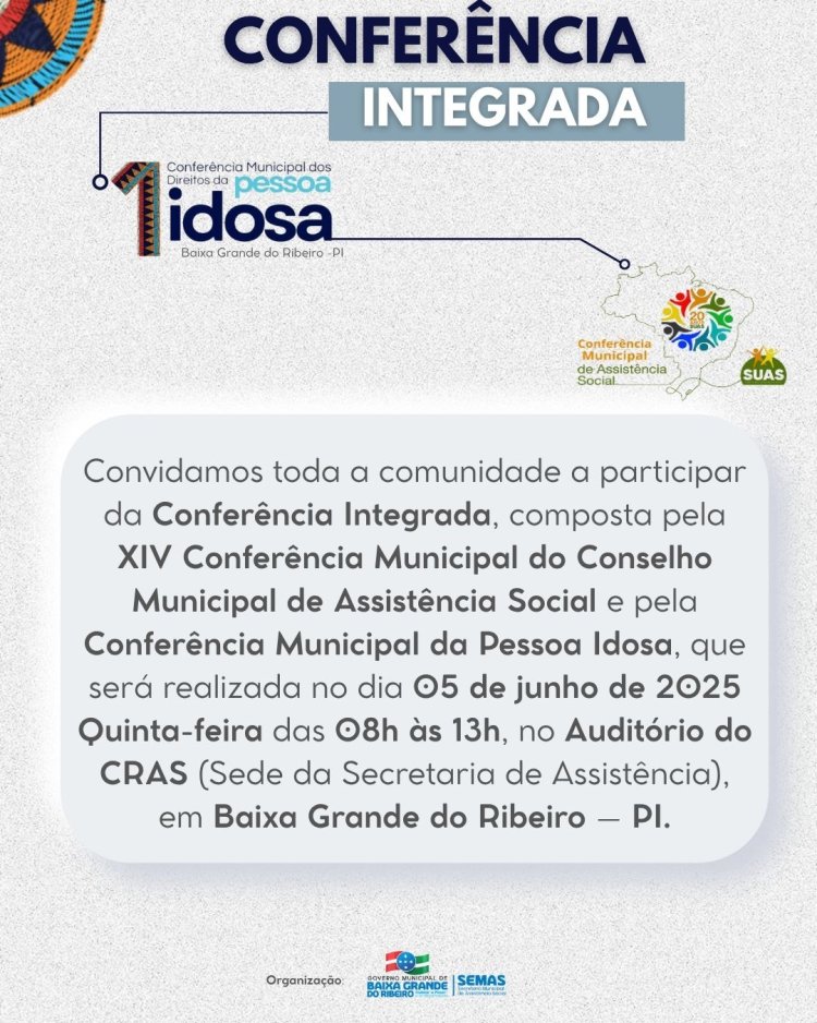 Participe da Conferência Integrada